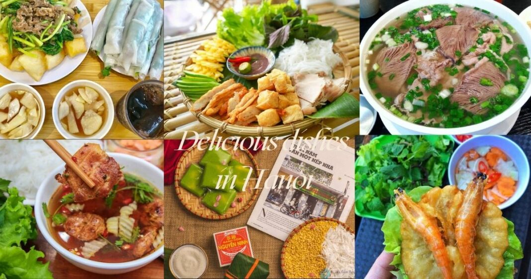 delicious dishes in hanoi